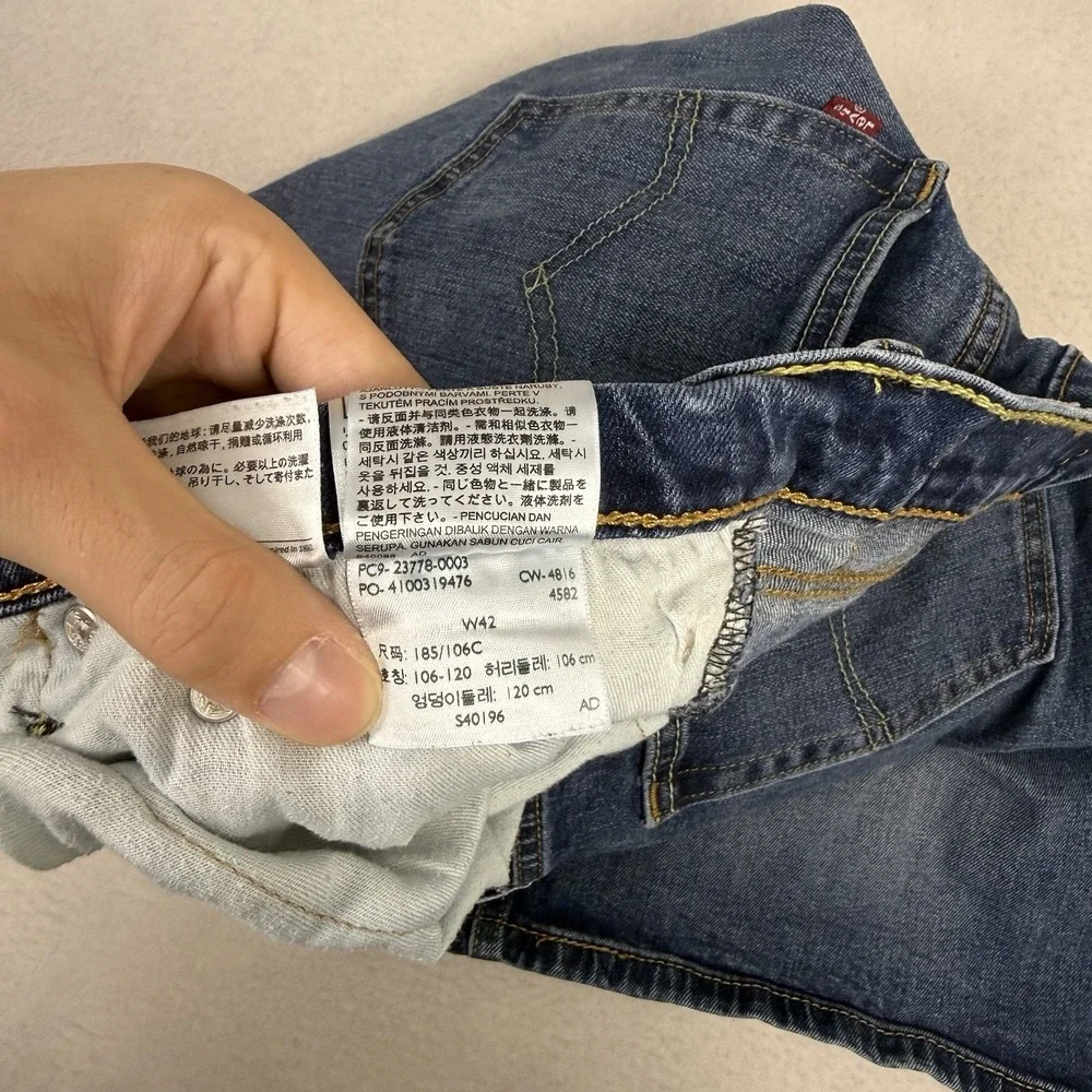 Levi's 541 Athletic Fit Denim Shorts Mens Size W42 Medium Wash Blue Jorts